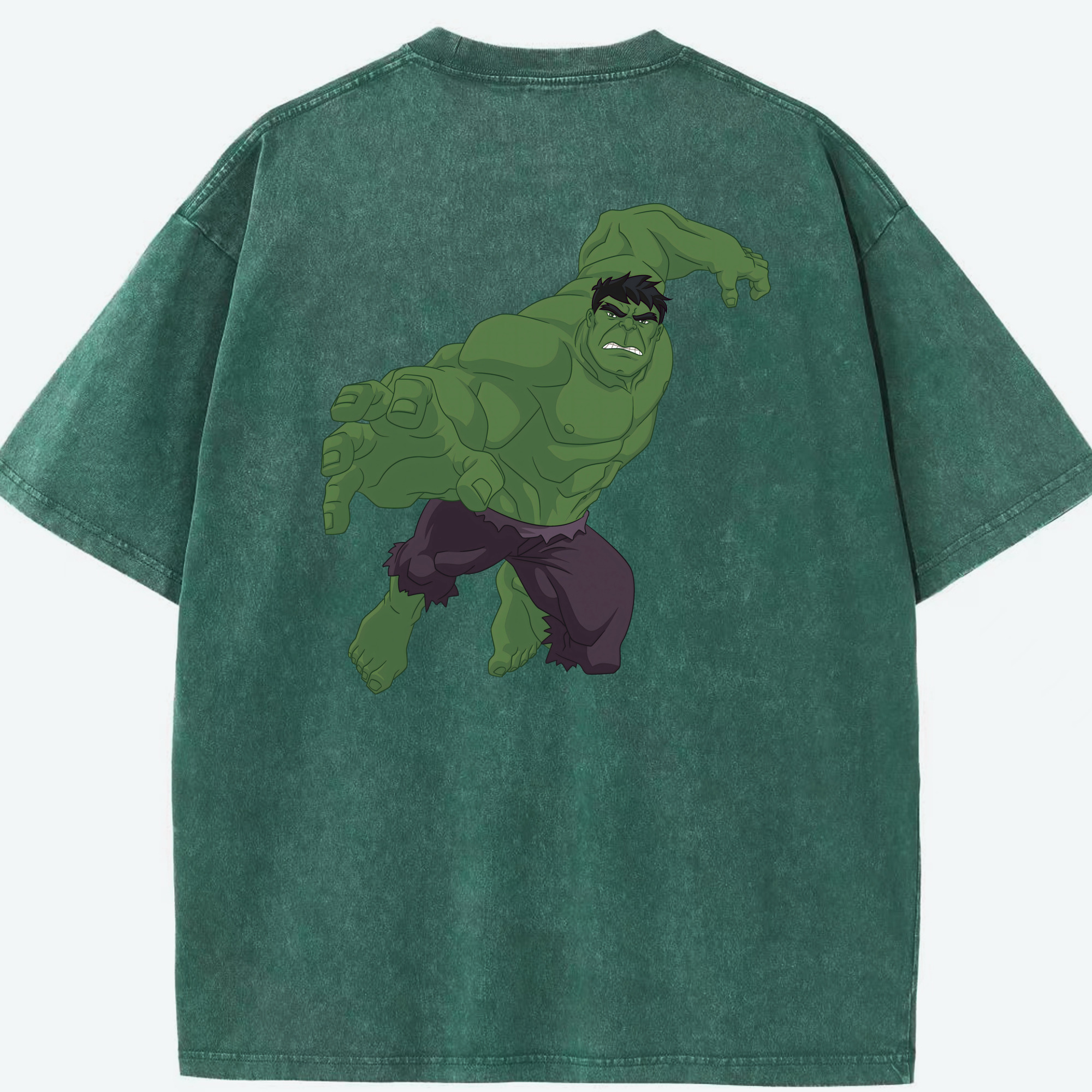 （画像用） アベンジャーズ The Avengers 綿100% ヴィンテージ風 半袖Tシャツ（背面プリント）